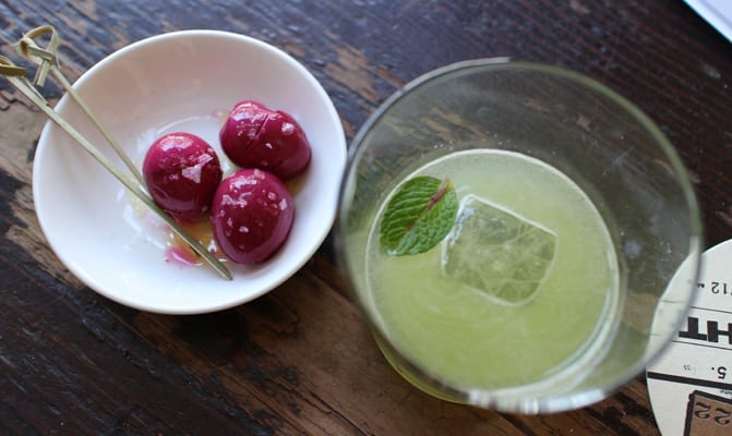 Haight Ashbury Tour. Southern Exposure Cocktail and Quail Eggs