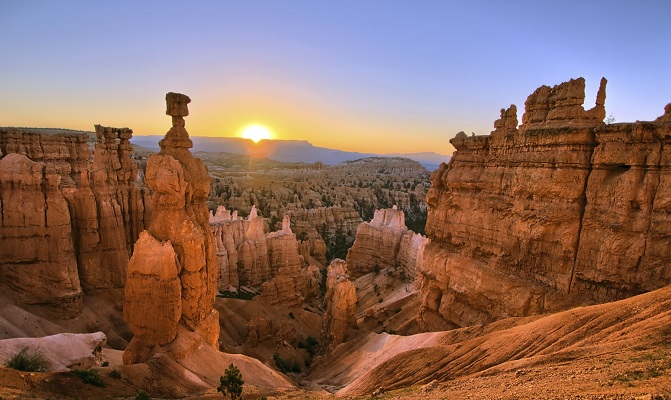 Bryce Canyon National Park at Sunset on the Desert Southwest Highlights camping tour