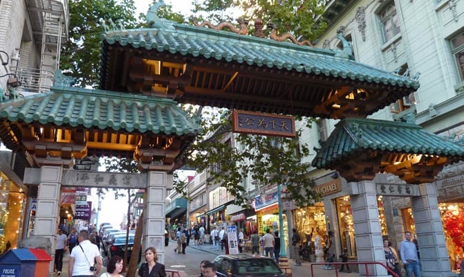 Entrance to a unique SF neighborhood full of history and special food