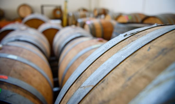 Urban Winery Barrels