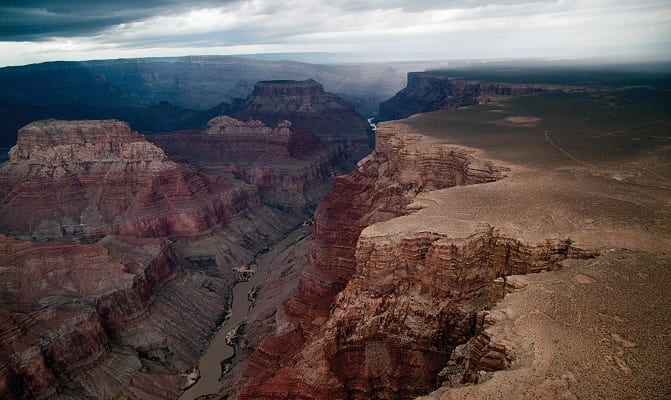 Gaze into the depths of the Grand Canyon's South Rim