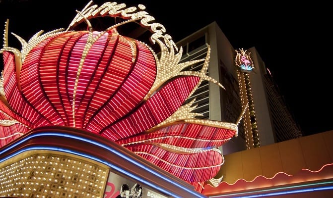 See the bright lights of Las Vegas and explore Sin City