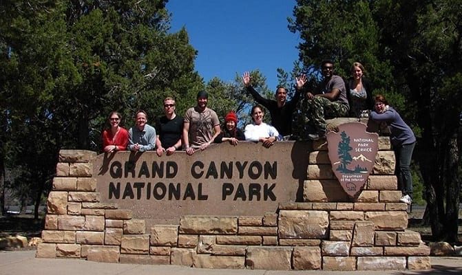 Don't forget to take the obligatory National Park Sign photo when you go to the Grand Canyon!