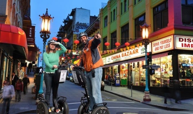 Ride your segway to Chinatown on the Night Tour