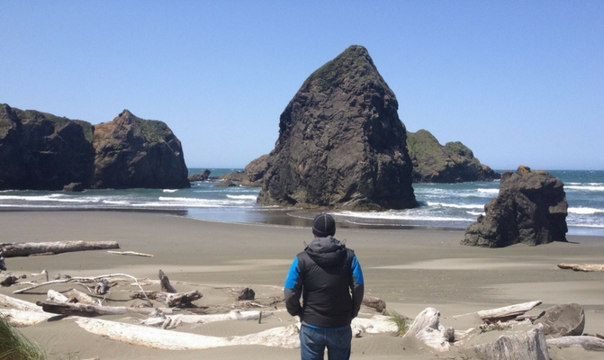 The iconic rugged coastline of Oregon is a must-see