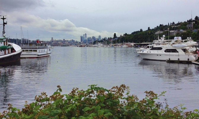 Ride a ferry from Seattle across Elliott Bay
