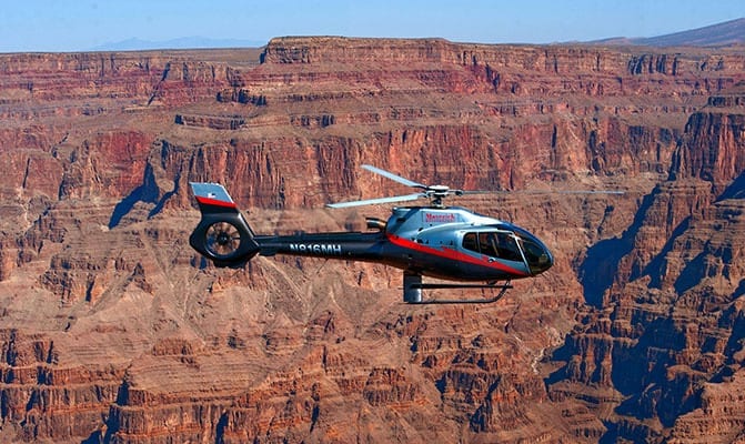 Ride in a luxury helicopter into the West Rim of the Grand Canyon