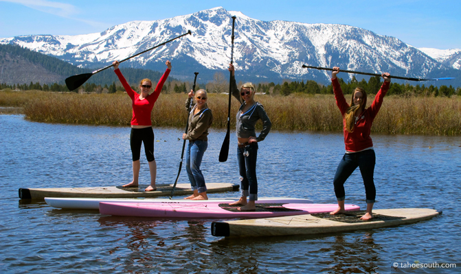 Standup Paddleboarding Lake Tahoe c South Tahoe Standup Paddle CREDIT