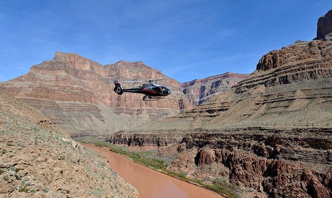 Fly deep into the canyon for close-up views of the amazing rock striations