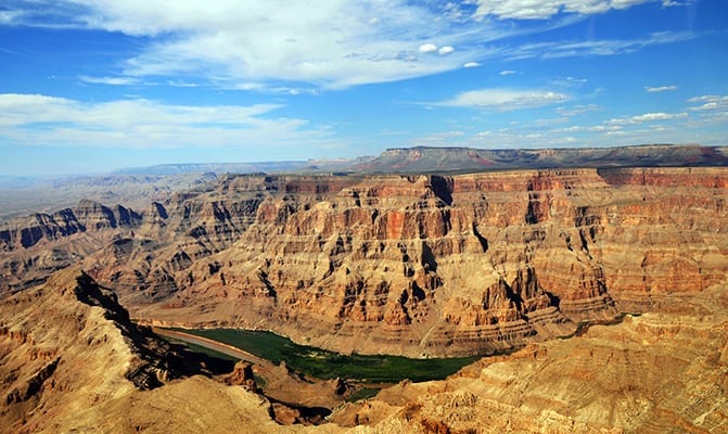 See the Grand Canyon's West rim from high above!