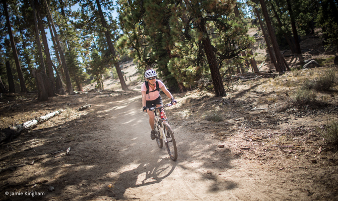 Woman Mountain Biker in South Lake Tahoe c Jamie Kingham CREDIT